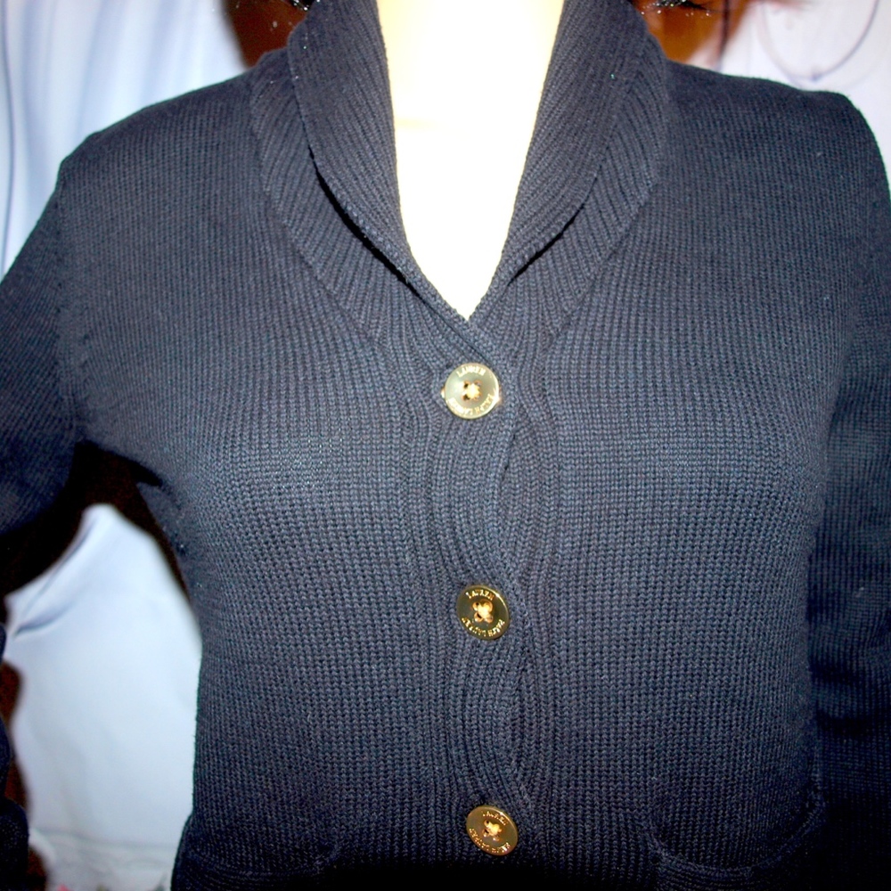 Ralph Lauren Petite Cardigan Sweater Petite P/S - Picture 2 of 5